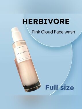 ⬇️🇺🇸🆕NIB HERBIVORE |FULL| Gentle Soothing Pink Cloud Makeup Removing Face Wash*